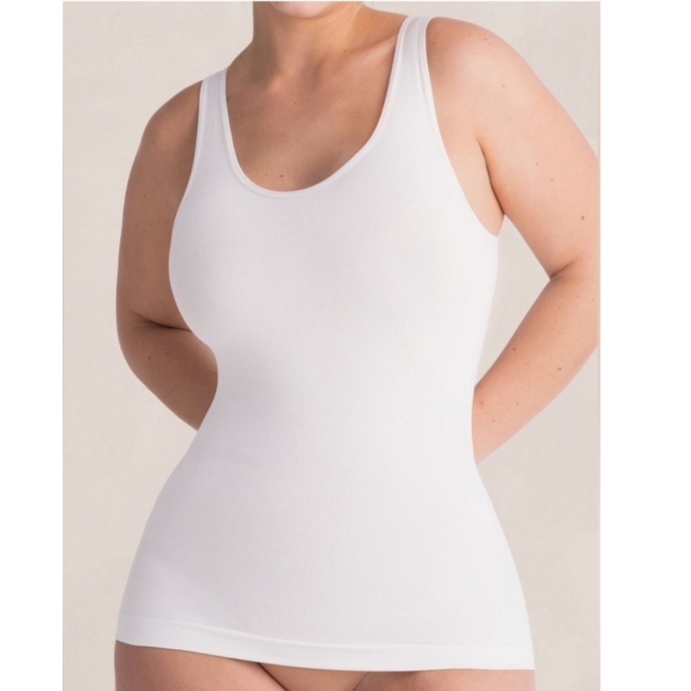 Shapermint Essentials All Day Every Day Tank Cami White Sz 3XL 62008